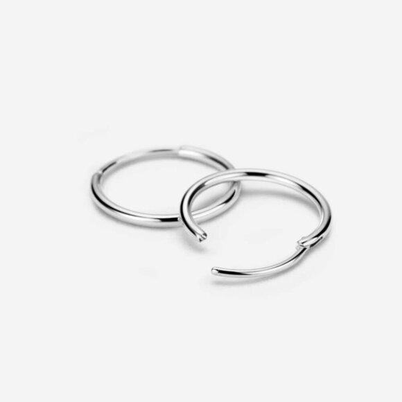 Chic Surgical Steel Endless Hoop Earrings - Perfect Gift for Any Occasion - Picture 6 of 7